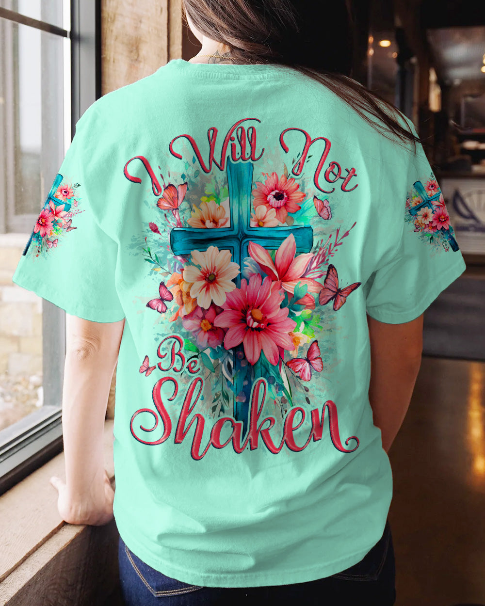 I Will Not Be Shaken Women's All Over Print Shirt - Tytd0510232