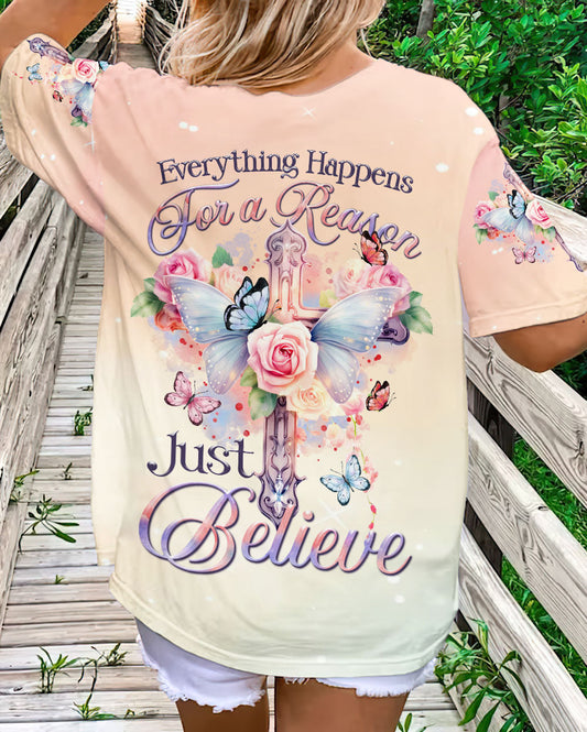 Just Believe Women's All Over Print Shirt - Tltr1810233