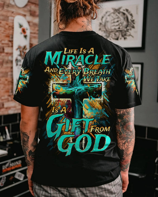 Life Is A Miracle Men's All Over Print Shirt - Tytd1007232