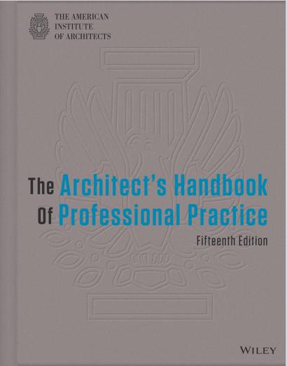 The Architects Handbook of Professional Practice 15e 15th Edition