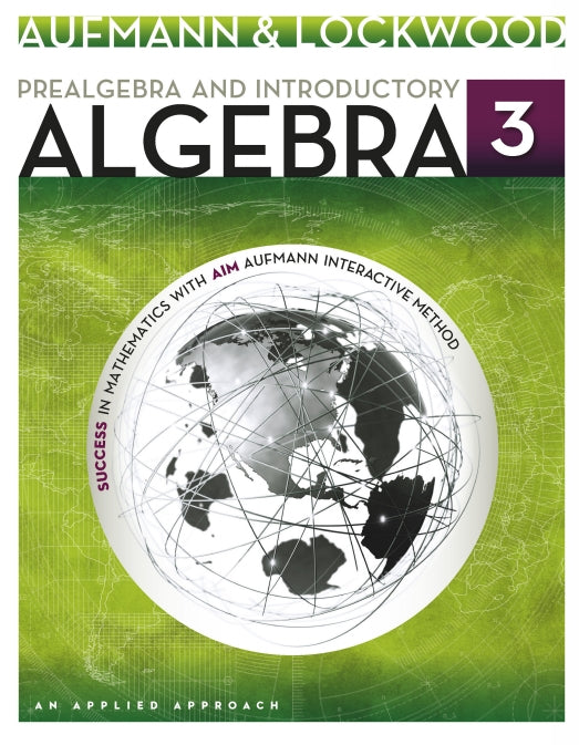 Prealgebra and Introductory Algebra An Applied Approach 3th