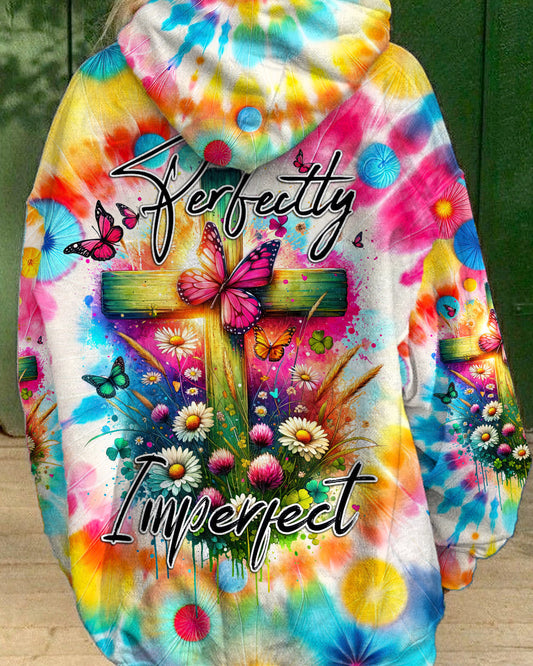 Perfectly Imperfect Tie Dye Women's All Over Print Shirt - Tytd2301243