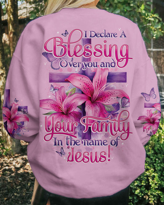 Blessing In The Name Of Jesus Women's All Over Print Shirt - Tytd2201242