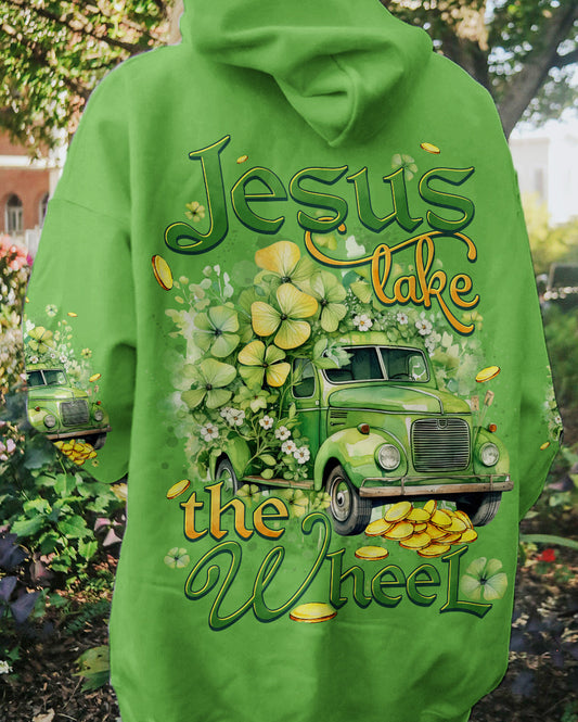 Jesus Take The Wheel Patrick's Day Women's All Over Print Shirt - Tytd0901242