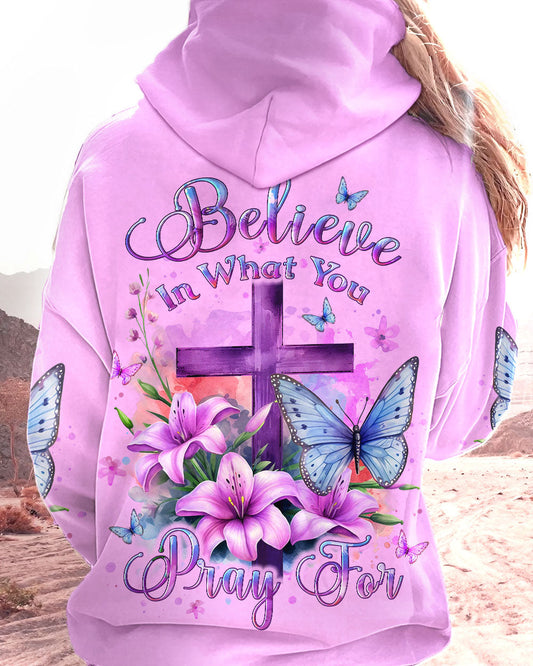 Believe In What You Pray For Women's All Over Print Shirt - Yhlt2011233