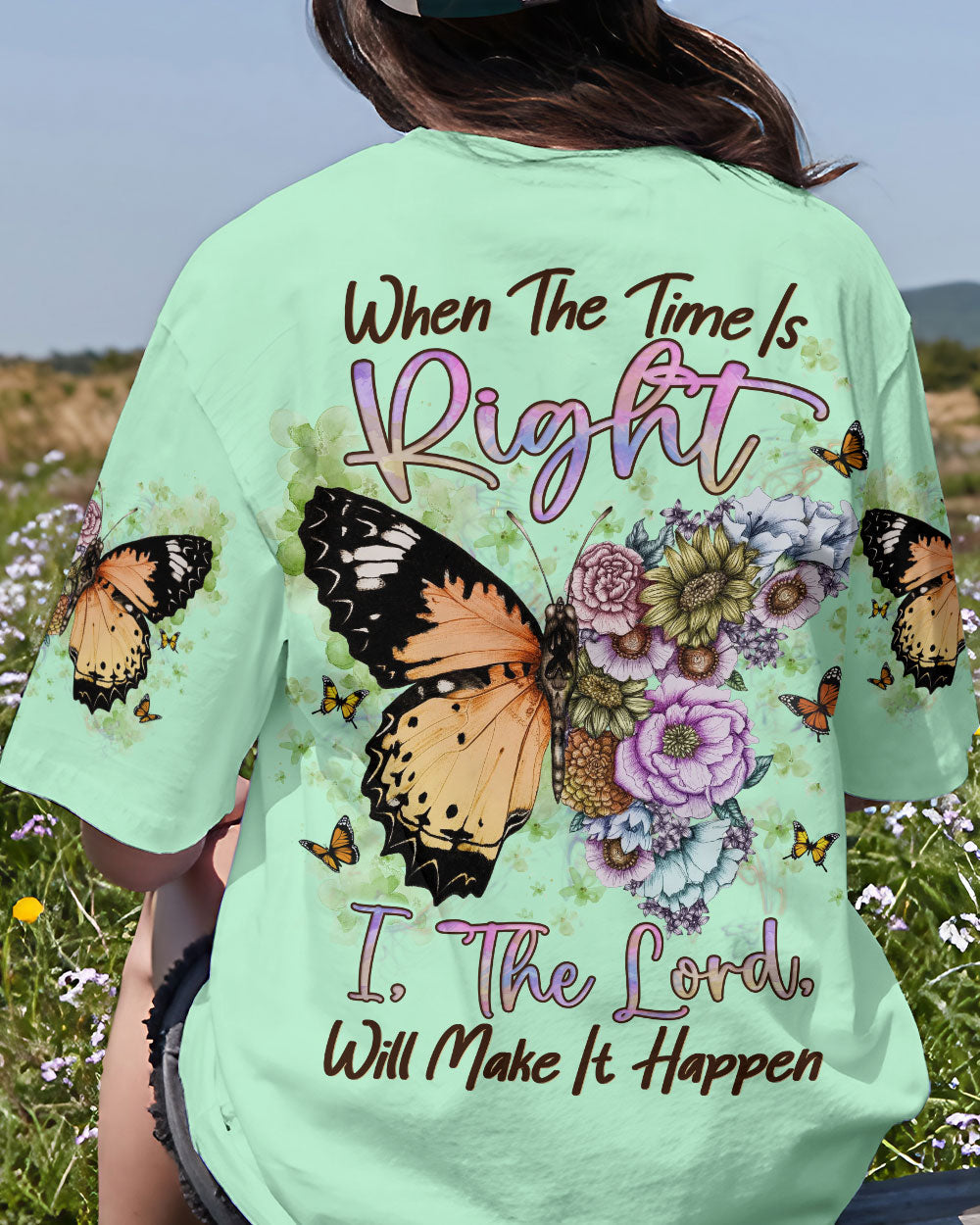 When The Time Is Right Women's All Over Print Shirt - Yhln2707233