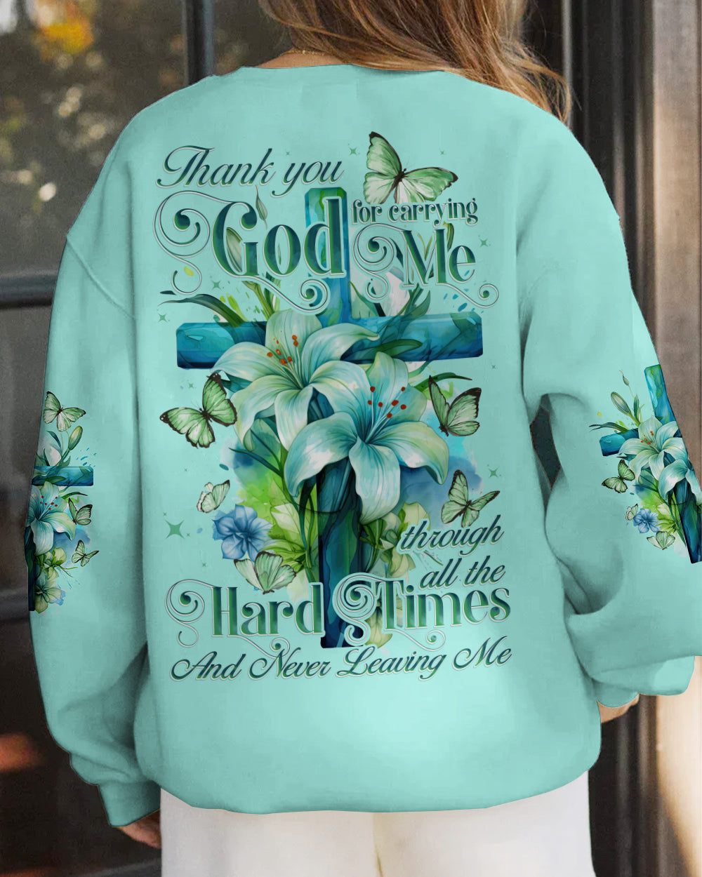 Thank You God Women's All Over Print Shirt - Tytd0909232