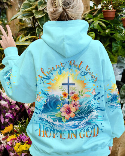 Always Put Your Hope In God Women's All Over Print Shirt - Yhln1010234