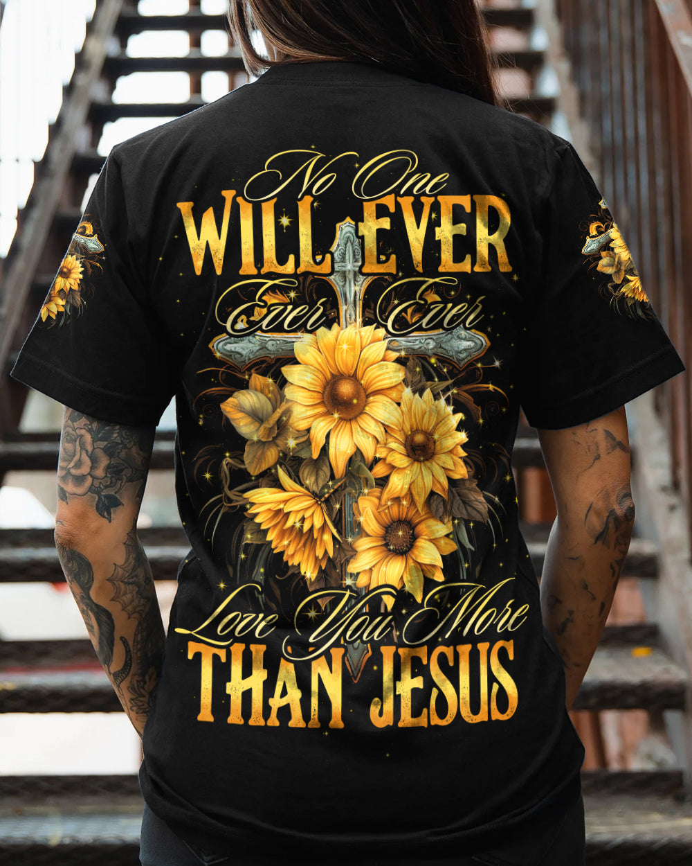 No One Will Ever Love You More Than Jesus Women's All Over Print Shirt - Tytd0507231