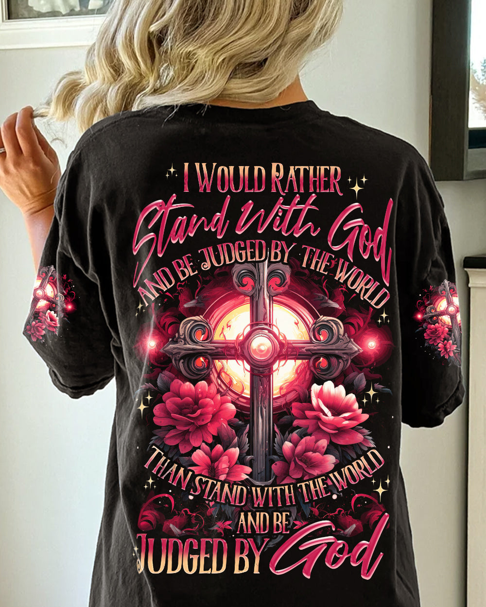 I Would Rather Stand With God Women's All Over Print Shirt - Tytd1907231