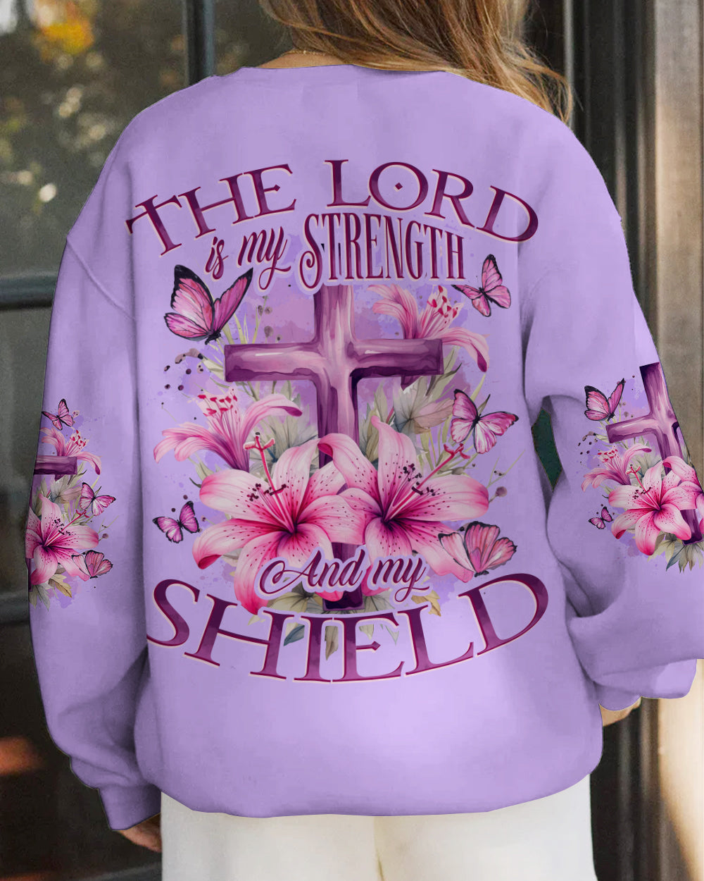 The Lord Is My Strength Women's All Over Print Shirt - Tytd2408231