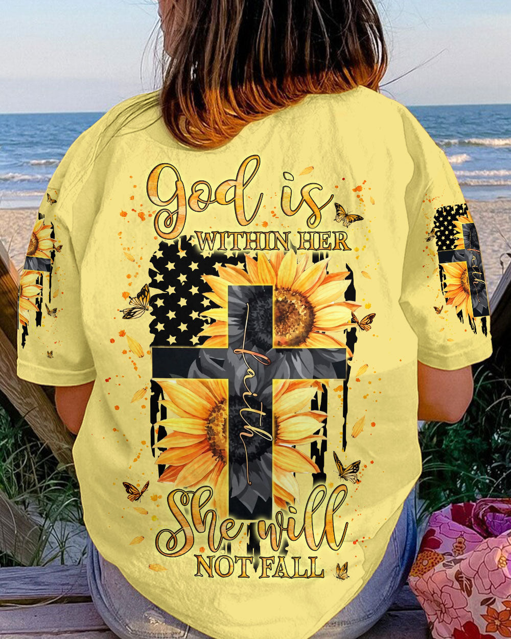 God Is Within Her Women's All Over Print Shirt - Yhln1809232