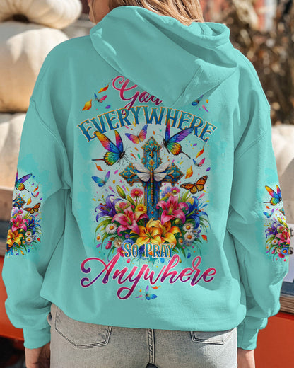 God Is Everywhere Women' All Over Print Shirt - Tytd0212232