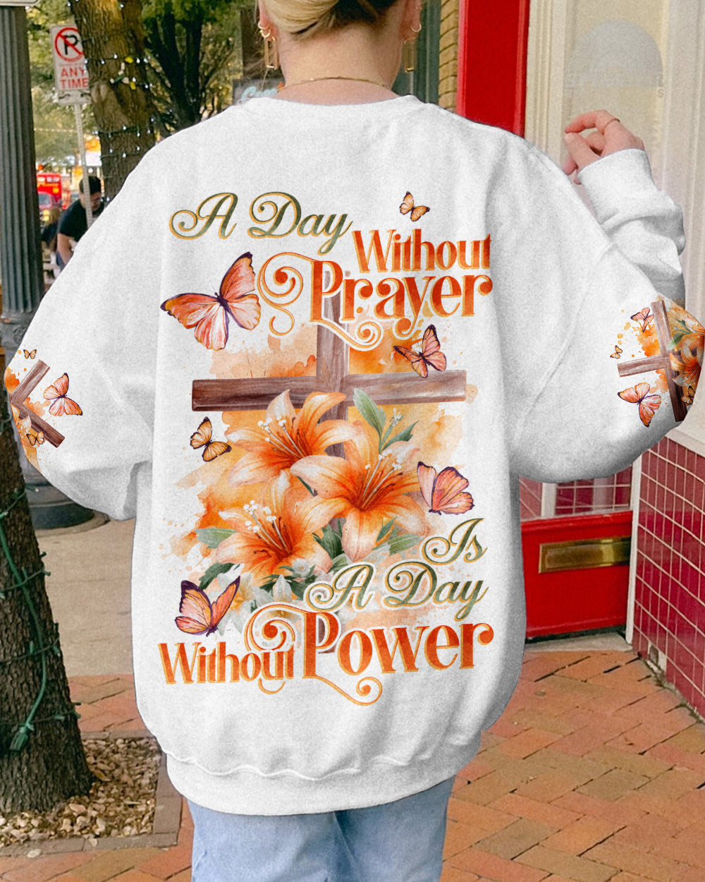 A Day Without Prayer Is A Day Without Power Women's All Over Print Shirt - Tytd2009231