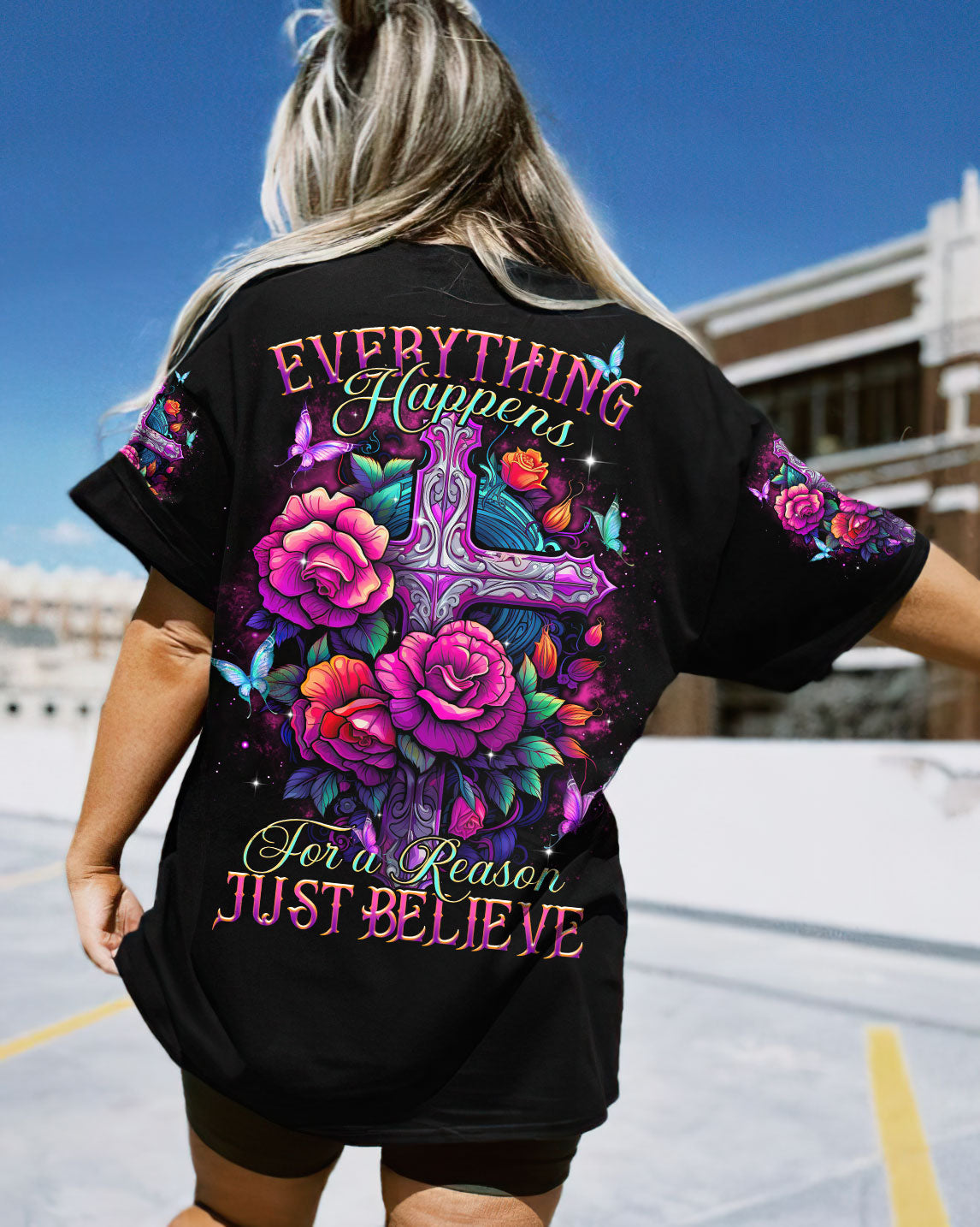 Just Believe Women's All Over Print Shirt - Tltr1407231