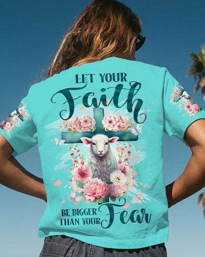 Let Your Faith Be Bigger Lamb Women's All Over Print Shirt - Tltw2109232