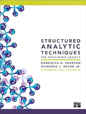 Structured Analytic Techniques for Intelligence Analysis 3rd Edition