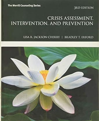 Crisis Assessment Intervention and Prevention 3rd Edition