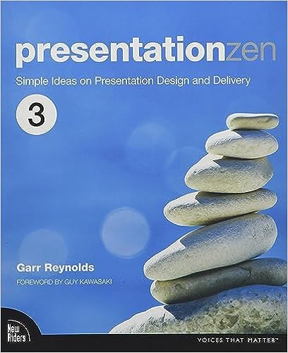Presentation Zen Simple Ideas On Presentation Design And Delivery 3rd Edition