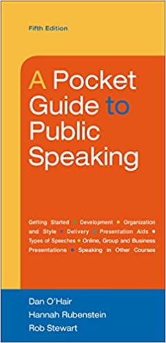 A Pocket Guide to Public Speaking 5th Edition