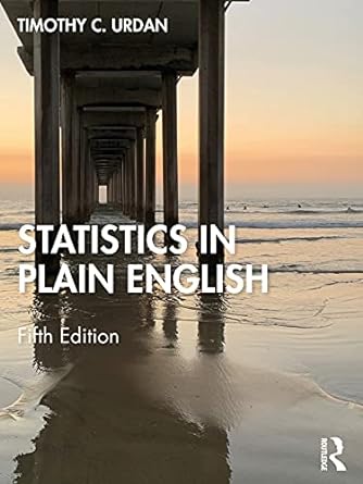 Statistics in Plain English 5th Edition by Timothy C. Urdan