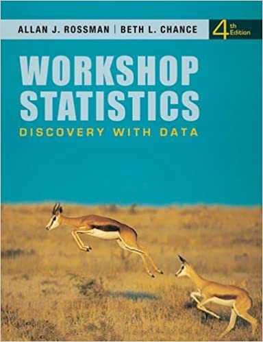 Workshop Statistics Discovery with Data, 4th Edition by Allan J. Rossman