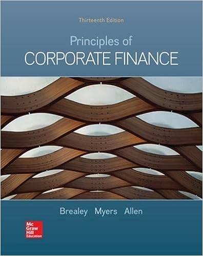 Principles of Corporate Finance 13th Edition