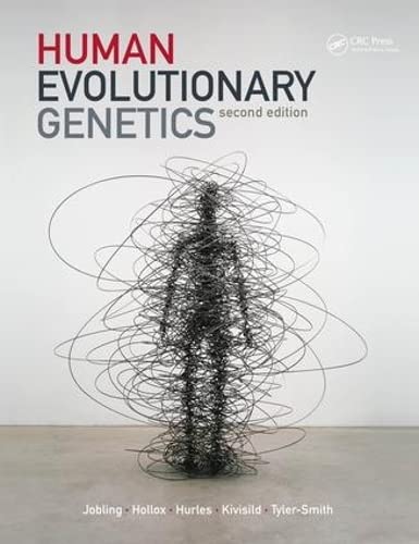 Human Evolutionary Genetics Second 2nd Edition