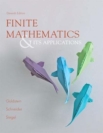 Finite Mathematics &amp; Its Applications 11th Edition