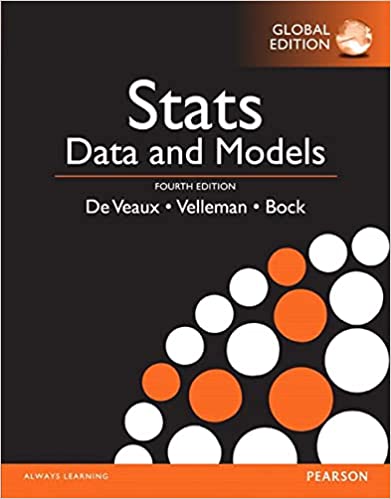Stats Data and Models Fourth 4th Global Edition by De Veaux