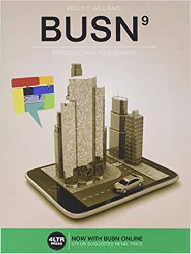 BUSN Introduction To Business 9th Edition by Marcella Kelly