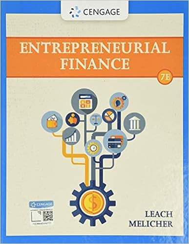 Entrepreneurial Finance 7th Edition by J. Chris Leach