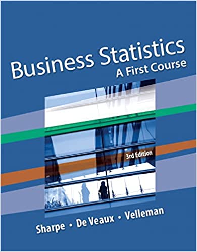Business Statistics A First Course 3rd Edition by Norean D. Sharpe