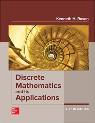 Discrete mathematics and its applications 8th (2019, McGraw-Hill) 9781259676512