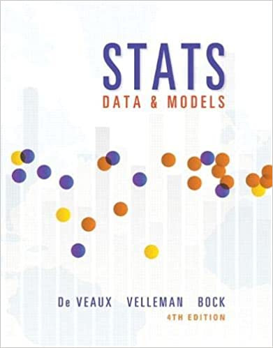 STATS Data and Models 4th by Richard D. De Veaux