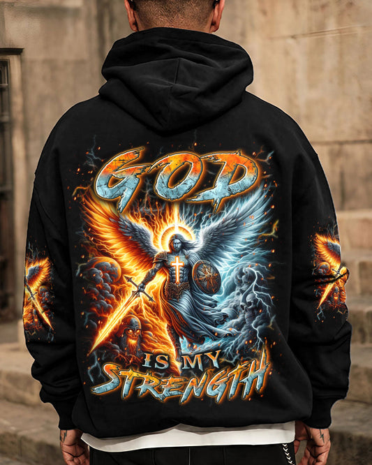 God Is My Strength Men's All Over Print Shirt - Yhln0403242