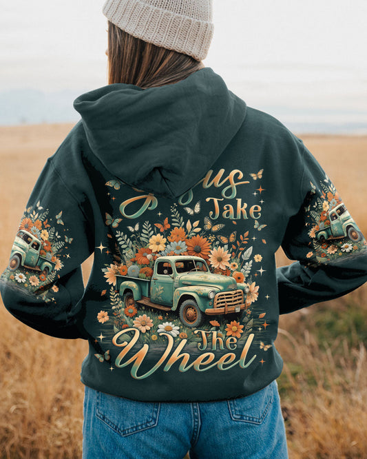 Jesus Take The Wheel Flowers Women's All Over Print Shirt - Yhln2211231