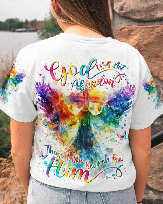 God Will Not Abandon Those Who Search For Him Women's All Over Print Shirt - Yhln1403244