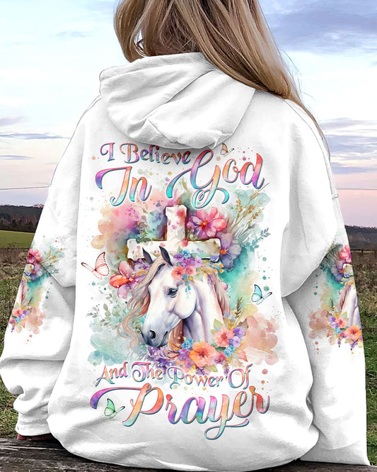 I Believe In God Horse Women's All Over Print Shirt - Yhln0201241