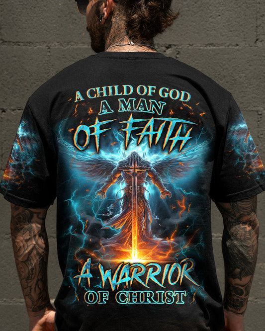 A Child Of God A Man Of Faith Men's All Over Print Shirt - Yhln0410233