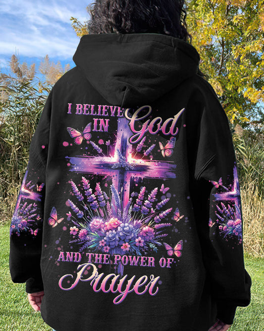 I Believe In God Lavender Women's All Over Print Shirt - Tltw1101243