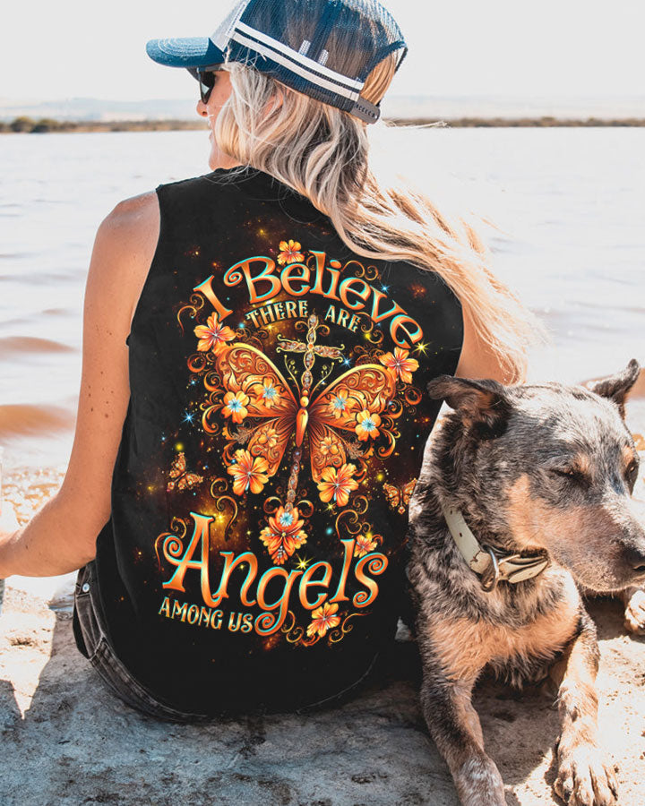 I Believe There Are Angels Among Us Butterfly Women's All Over Print Shirt - Tltw1907232