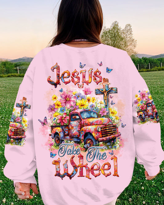 Jesus Take The Wheel Women's All Over Print Shirt - Tltw2002244