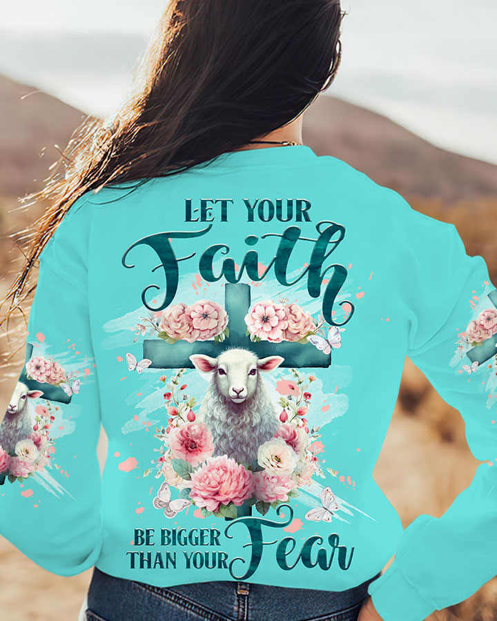 Let Your Faith Be Bigger Lamb Women's All Over Print Shirt - Tltw2109232