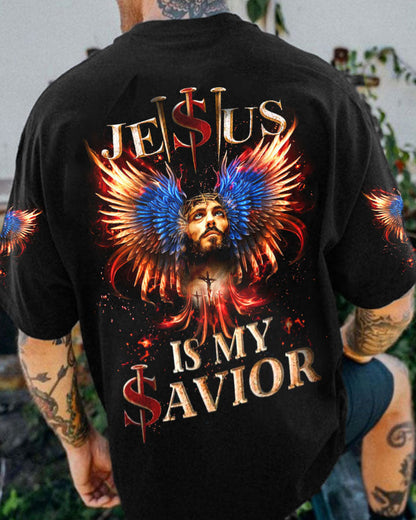 Jesus Is My Savior Wings Men's All Over Print Shirt - Tltw1108234