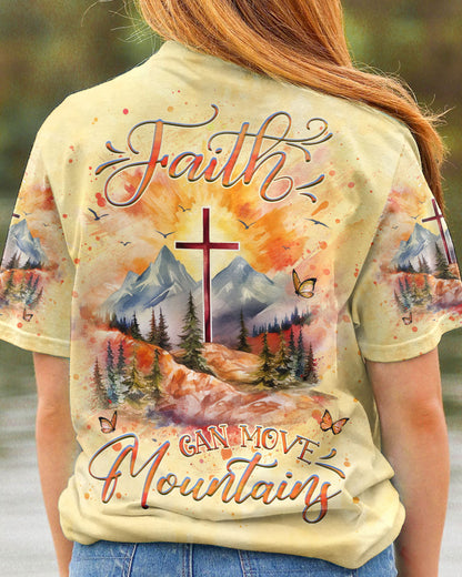 Faith Can Move Mountains Women's All Over Print Shirt - Yhhg2508233