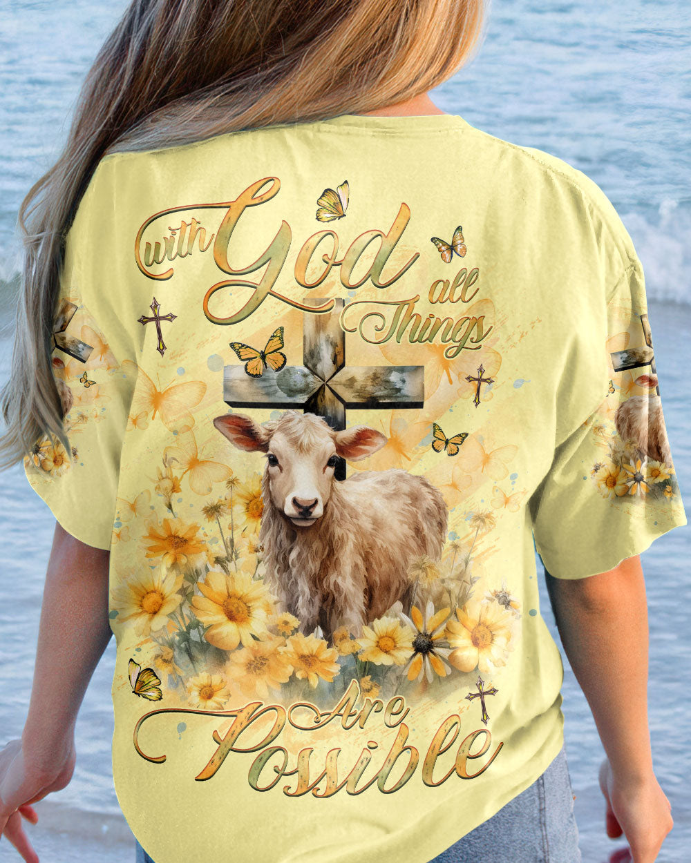 With God All Things Are Possible Women's All Over Print Shirt - Yhhg0910232