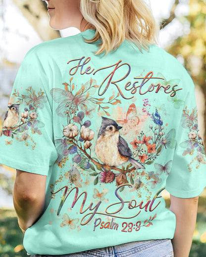 He Restores My Soul Women's All Over Print Shirt - Yhhg1809232