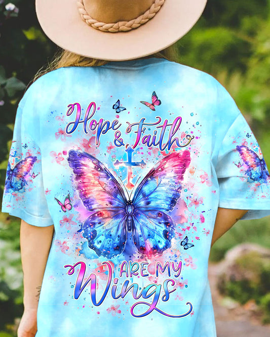 Hope And Faith Are My Wings Women's All Over Print Shirt - Yhdu1803245