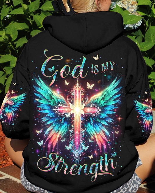 God Is My Strength Women's All Over Print Shirt - Yhdu0301243